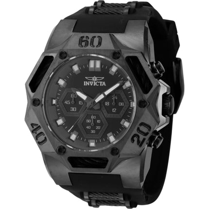 Invicta Men's Watch - Coalition Forces Quartz Chrono Gunmetal and Black Dial | 44080 ,