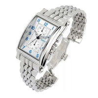 Invicta Men's Watch - Cuadro Quartz Chronograph Silver Dial Steel Bracelet | 34831 ,