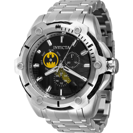 Invicta Men's Watch - DC Comics Batman Quartz Silver Stainless Steel Bracelet | 41381 ,