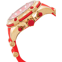 Invicta Men's Watch - DC Comics Flash Quartz Gold and Red Dial Rubber Strap | 37383 ,