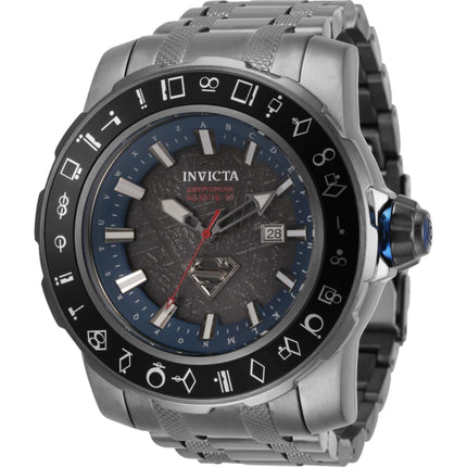 Invicta Men's Watch - DC Comics Superman Automatic Gunmetal Steel Bracelet | 34863 ,
