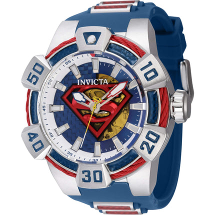 Invicta Men's Watch - DC Comics Superman Automatic Rubber Strap Steel Case | 41025 ,