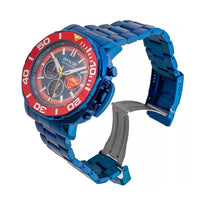 Invicta Men's Watch - DC Comics Superman Blue and Red Dial Steel Bracelet | 35077 ,