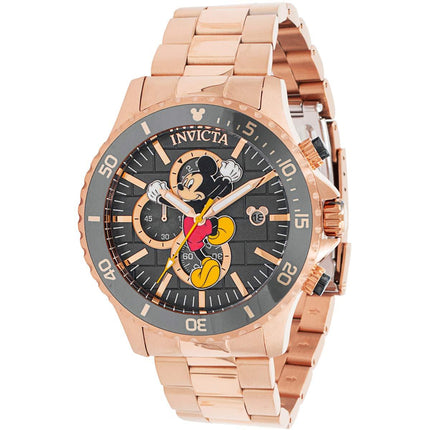 Invicta Men's Watch - Disney Mickey Mouse Chronograph Rose Gold SS Bracelet | 39520 ,