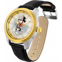 Invicta Men's Watch - Disney Mickey Mouse Quartz Gold Dial Leather Strap | 34092 ,