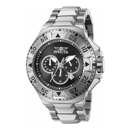 Invicta Men's Watch - Excursion Chronograph Date Display Silver and Black Dial | 43644 ,