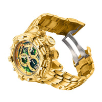 Invicta Men's Watch - Huracan Chronograph Gold and Green Dial Steel Bracelet | 39765 ,