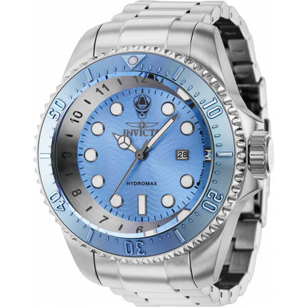 Invicta Men's Watch - Hydromax Light Blue and Silver Tone Dial SS Bracelet | 37727 ,