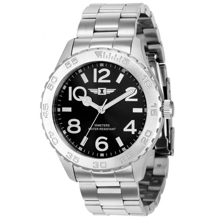 Invicta Men's Watch - I by Invicta Black Dial Stainless Steel Bracelet | IBI36487 ,