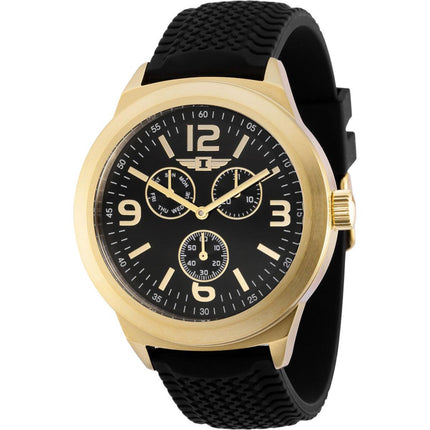 Invicta Men's Watch - I by Invicta Date Display Black Dial SS Case Strap | IBI36529 ,