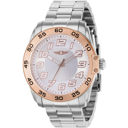 Invicta Men's Watch - I by Invicta Shiny Sunray Silver Tone Dial Bracelet | IBI36539 ,
