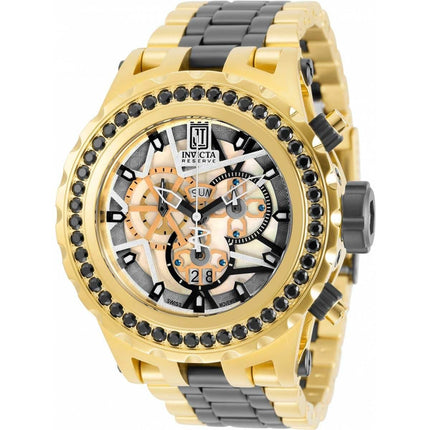 Invicta Men's Watch - Jason Taylor TT Yellow Gold and Black Bracelet | 32117 ,
