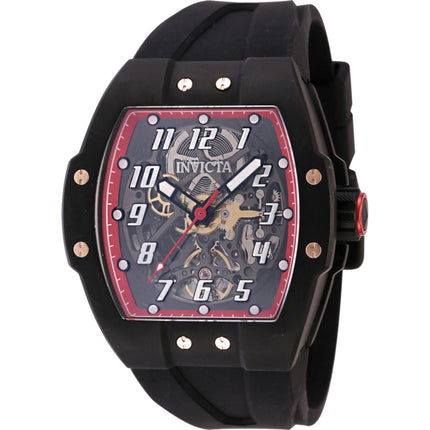 Invicta Men's Watch - JM Correa Automatic Fixed Bezel Black Rubber Strap | 44970 ,