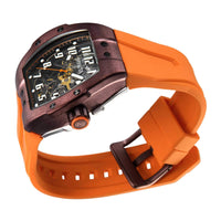 Invicta Men's Watch - JM Correa Automatic Orange Rubber Strap Two Tone Case | 43526 ,