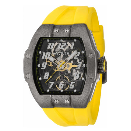 Invicta Men's Watch - JM Correa Automatic Yellow Rubber Strap Two Tone Case | 43524 ,