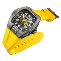 Invicta Men's Watch - JM Correa Automatic Yellow Rubber Strap Two Tone Case | 43524 ,