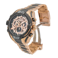 Invicta Men's Watch - Mammoth Chrono Date Display Rose Gold and Black Dial | 37527 ,
