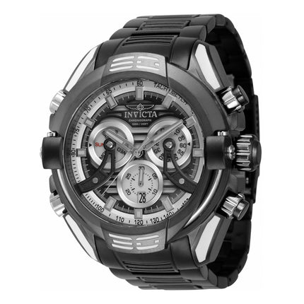 Invicta Men's Watch - Mammoth Chronograph Date Display Black and Grey Dial | 37528 ,
