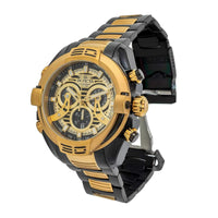 Invicta Men's Watch - Mammoth Chronograph Date Display Gold and Black Dial | 37526 ,