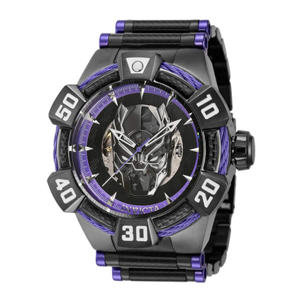 Invicta Men's Watch - Marvel Black Panther Automatic Purple and Black Dial | 40986 ,