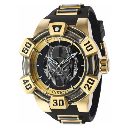 Invicta Men's Watch - Marvel Black Panther Carbon Fiber and Rubber Strap | 40992 ,