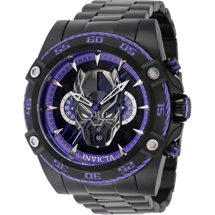 Invicta Men's Watch - Marvel Black Panther Chrono Rotating Bezel Bracelet | 41232 ,