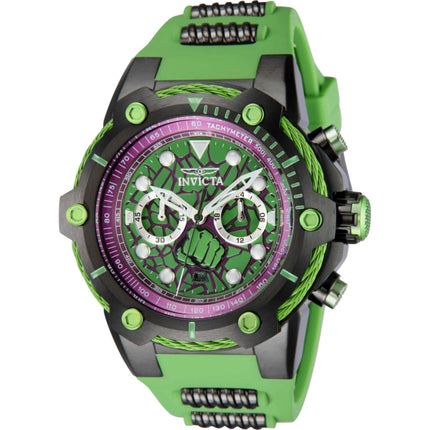 Invicta Men's Watch - Marvel Hulk Quartz Chronograph Purple and Green Dial | 43391 ,