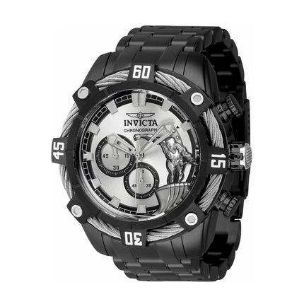 Invicta Men's Watch - Marvel Silver Surfer Chronograph Black Steel Bracelet | 41306 ,