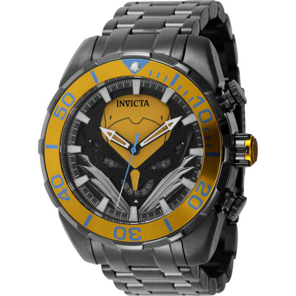 Invicta Men's Watch - Marvel X-Men Chrono Gunmetal Stainless Steel Bracelet | 43604 ,