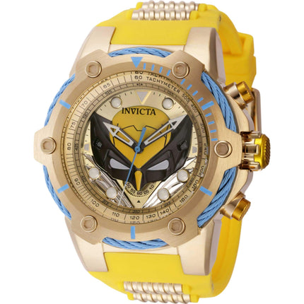 Invicta Men's Watch - Marvel X-Men Chronograph Yellow, Gold and Black Dial | 43047 ,