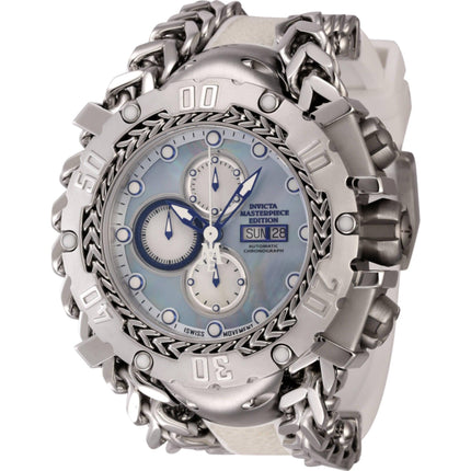 Invicta Men's Watch - Masterpiece Automatic White and Silver Dial Day-Date | 44569 ,