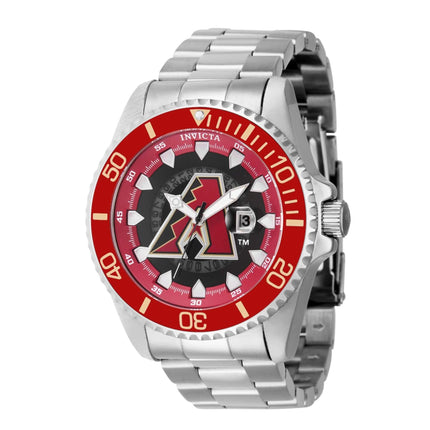Invicta Men's Watch - MLB Arizona Diamondbacks Rotating Bezel Silver Bracelet | 43454 ,