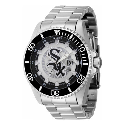 Invicta Men's Watch - MLB Chicago White Sox Date Display Silver Steel Bracelet | 43459 ,
