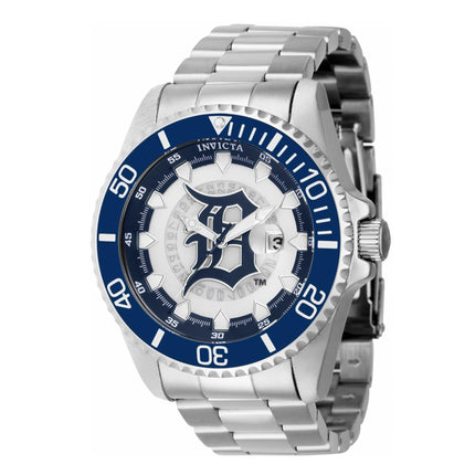 Invicta Men's Watch - MLB Detroit Tigers Rotating Bezel Silver Steel Bracelet | 43463 ,