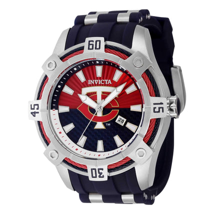 Invicta Men's Watch - MLB Minnesota Twins Rotating Bezel Blue Rubber Strap | 43275 ,