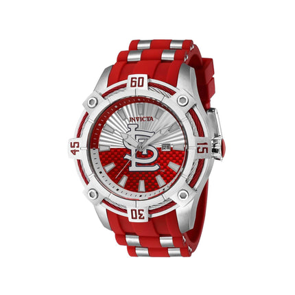 Invicta Men's Watch - MLB St. Louis Cardinals Date Display Red Rubber Strap | 43295 ,