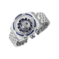 Invicta Men's Watch - NFL Dallas Cowboys Silver Tone and Blue Bezel Bracelet | 41813 ,