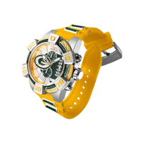 Invicta Men's Watch - NFL Green Bay Packers Chronograph Yellow Rubber Strap | 41598 ,