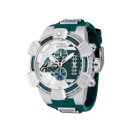 Invicta Men's Watch - NFL Philadelphia Eagles Chronograph Green Rubber Strap | 41578 ,