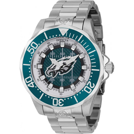 Invicta Men's Watch - NFL Philadelphia Eagles Dial Stainless Steel Bracelet | 42119 ,