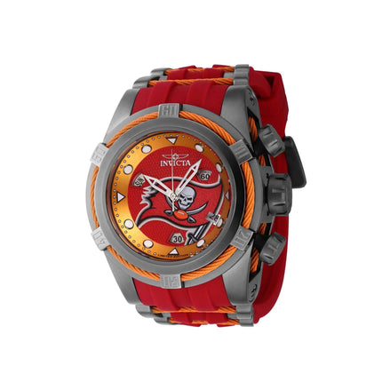 Invicta Men's Watch - NFL Tampa Bay Buccaneers Chrono Rubber and Steel Strap | 41440 ,