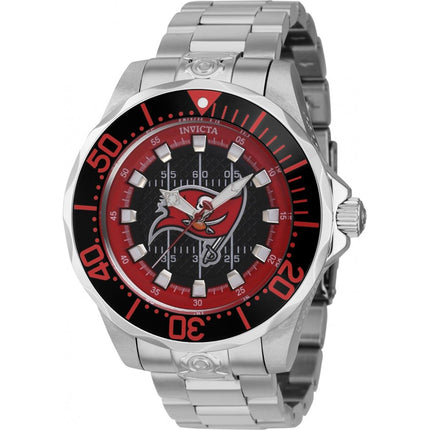Invicta Men's Watch - NFL Tampa Bay Buccaneers Dial Stainless Steel Bracelet | 42120 ,