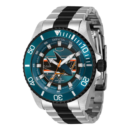 Invicta Men's Watch - NHL San Jose Sharks Dark Green, Black Rotating Bezel | 42254 ,