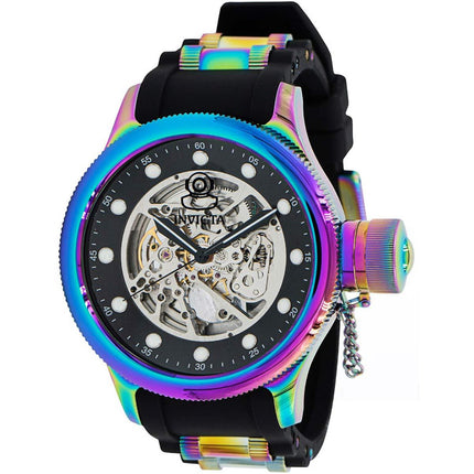 Invicta Men's Watch - Pro Diver Automatic Black and Iridescent Strap SS Case | 39168 ,