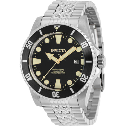 Invicta Men's Watch - Pro Diver Automatic Black Dial Bracelet Date Display | 39755 ,