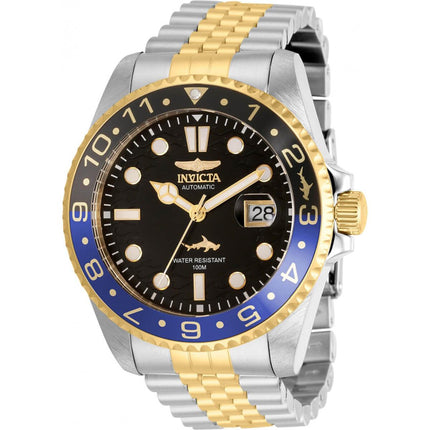 Invicta Men's Watch - Pro Diver Automatic Black Dial Rotating Bezel Bracelet | 35152 ,