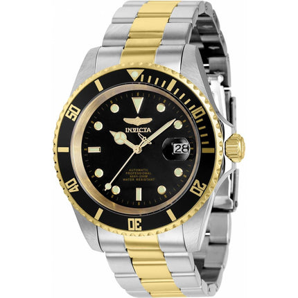 Invicta Men's Watch - Pro Diver Automatic Black Dial Two Tone Bracelet | 8927OBXL ,