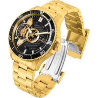 Invicta Men's Watch - Pro Diver Automatic Black Dial Yellow Gold Bracelet | 34053 ,
