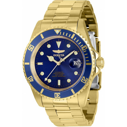 Invicta Men's Watch - Pro Diver Automatic Blue Dial Yellow Gold Bracelet | 8930OBXL ,