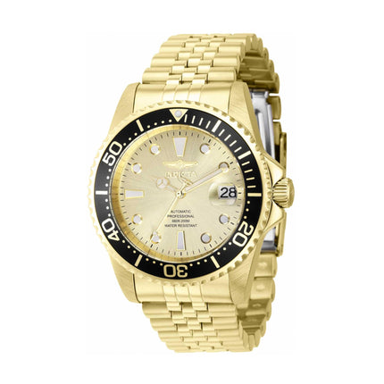 Invicta Men's Watch - Pro Diver Automatic Gold Dial Stainless Steel Bracelet | 39347 ,